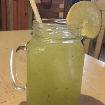 Green Verde - AMAZING Cucumber Lemonade.   So refreshing. - Mexican Near Me - Isla Mujeres, ROO