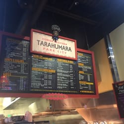 Tarahumara - Menu at this new sister restaurant to the one in Midway, UT