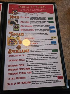 Menu photo 4 Fiesta Mexicana Oceanside, CA