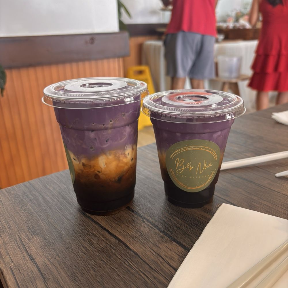 Bep Nha - Viet Kitchen - Ube mocha coffee - Vietnamese Near Me - Dallas, Texas Bep Nha - Viet Kitchen - Ube mocha coffee - Vietnamese Near Me - Dallas, Texas