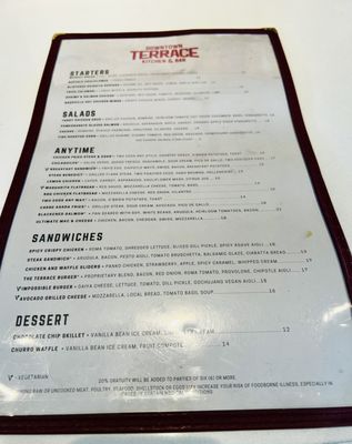 Menu photo 6 Downtown Terrace Las Vegas, NV