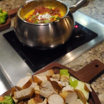 The Melting Pot - Loaded potato cheese - Fondue Near Me - Huntersville, North Carolina The Melting Pot - Loaded potato cheese - Fondue Near Me - Huntersville, North Carolina