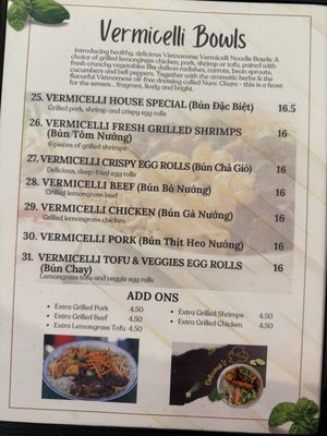 Menu photo 5 Pho Town Prince Frederick, MD