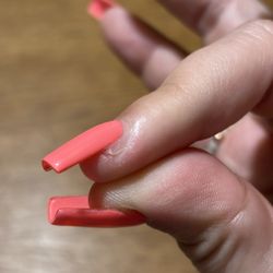 L & J Nails & Spa - Nail sizes off, asked her to fix a couple but ended up giving up