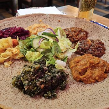 Mesob Habesha Fusion - veg combo platter - Ethiopian Near Me - Edmonton, Alberta Mesob Habesha Fusion - veg combo platter - Ethiopian Near Me - Edmonton, Alberta