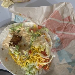 Creamy Chipotle Crispy Chicken Taco