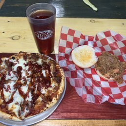 My Pulled Pork Pizza and BBQ Sandwich My Pulled Pork Pizza and BBQ Sandwich