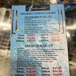 Hele Mai Fishing Supply - Speargun service