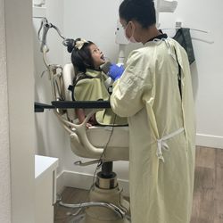 The Pediatric Dentists - Getting her X-rays