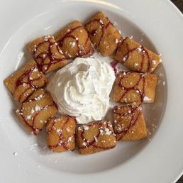 Lemon Mascarpone Toasted Ravioli