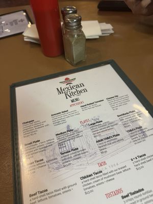 Menu photo 1 The Mexican Kitchen Columbus, MS