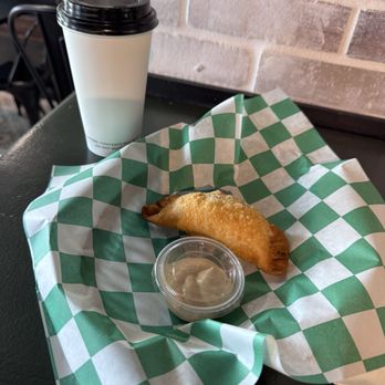 Eleven80 Cafe - Ropa Vieja empanada & cafe con leche - Breakfast & Brunch Near Me - Tampa Bay, Florida