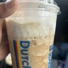 A drink with hair