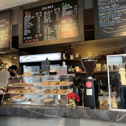 Ideal Cafe - The counter and menu