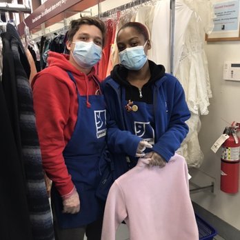 Goodwill - They make the best of Covid at the Goodwill in Stamford! Behind those mask are great smiles! - Community Service/Non-Profit Near Me - Stamford, Connecticut