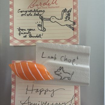 Burdell - Thoughtful illustrations from our server - Soul Food Near Me - Oakland, California