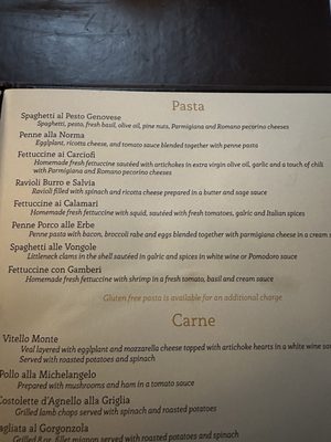 Menu photo 1 Villa Francesca Boston, MA