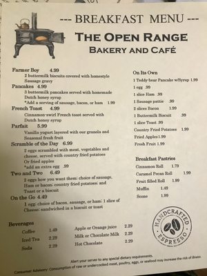 Menu photo 3 The Open Range Bakery and Cafe Uvalde, TX Menu photo 3 The Open Range Bakery and Cafe Uvalde, TX