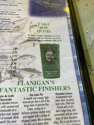 Menu photo 6 Flanigan's - Hollywood Hollywood, FL Menu photo 6 Flanigan's - Hollywood Hollywood, FL