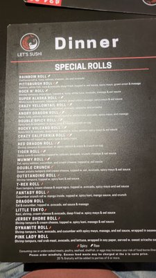 Menu photo 5 Let's Sushi Wexford, PA Menu photo 5 Let's Sushi Wexford, PA