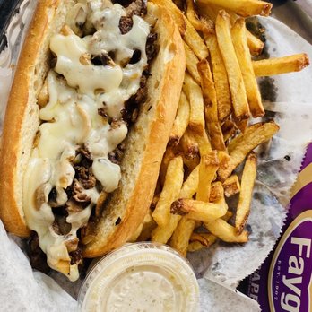 Lefty's Diner - Steak Hoagie SOM w/ Cole slaw and Hand Cut Fries - Diners Near Me - Caseville, Michigan