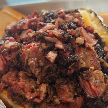 Lico's Bar-B-Que Smokehouse - Baked Potato with Brisket - Barbeque Near Me - Rowlett, Texas
