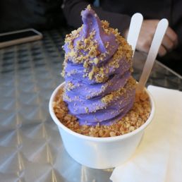 hot kulolo w/ Ube & Mac nuts hot kulolo w/ Ube & Mac nuts