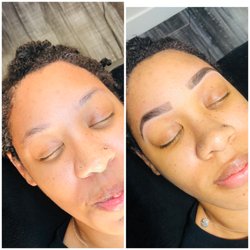 Unlocke Your Beauty Wax Lounge - Before & After 
Brow Wax & Stain