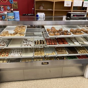 Dolce italian bakery - a display of donuts - Bakeries Near Me - Lagrangeville, New York
