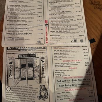 Red Dog Saloon - Menu - American Near Me - Juneau, Alaska Red Dog Saloon - Menu - American Near Me - Juneau, Alaska