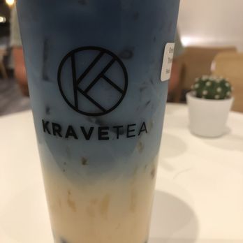 Krave Tea - Thinker butterfly tea. Creamy sweet and pretty. - Bubble Tea Near Me - Winter Park, Florida Krave Tea - Thinker butterfly tea. Creamy sweet and pretty. - Bubble Tea Near Me - Winter Park, Florida