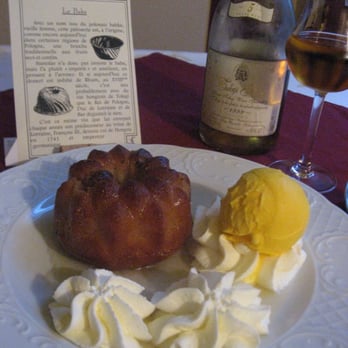 A la Table du Bon Roi Stanislas - baba au vin de tokaji et neige de safran - French Near Me - Nancy, 54