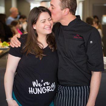 The Chef Upstairs - Grand Opening Party - Co-owner & Chef Julian Pancer with his wife, Danielle and Baby Bump - Cooking Classes Near Me - Vaughan, Ontario The Chef Upstairs - Grand Opening Party - Co-owner & Chef Julian Pancer with his wife, Danielle and Baby Bump - Cooking Classes Near Me - Vaughan, Ontario