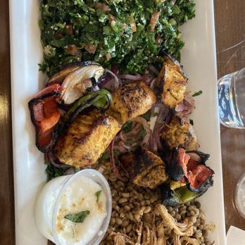 Levant Halal Mediterranean Cafe Cafe & Grill - Chicken Taouk w/ 2 sides & pita - Mediterranean Near Me - Cedar Park, Texas