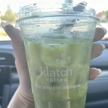 Klatch Coffee - Iced Matcha Latte - Coffee & Tea Near Me - Rancho Cucamonga, California