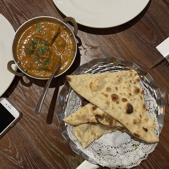 Namaste Kathmandu - naan and nepali chicken curry main. #2? - Himalayan/Nepalese Near Me - Edinburgh, EDH
