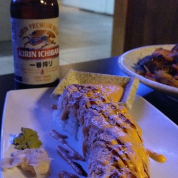 SushiRo Steak House - Kirin Ichiban Beer and Mango Tanger Roll were the best combination! Add Wasabi and Ginger for an extra kick. - Sushi Bars Near Me - Morgan City, Louisiana SushiRo Steak House - Kirin Ichiban Beer and Mango Tanger Roll were the best combination! Add Wasabi and Ginger for an extra kick. - Sushi Bars Near Me - Morgan City, Louisiana