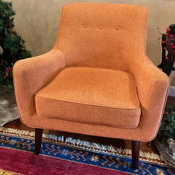 Living Spaces - This chair is like new with the exception of the tear that shows the poor quality - Furniture Stores Near Me - Millbrae, California