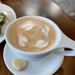 Strawberry white chocolate latte