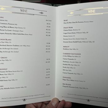 Hearthstone Lounge - Wine menu - Lounges Near Me - Anaheim, California