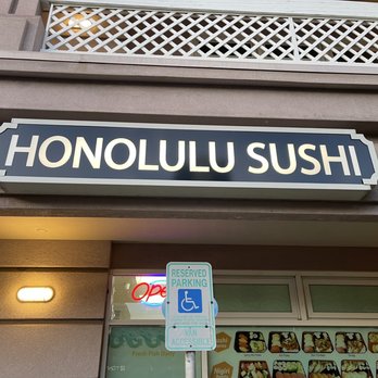 Honolulu Sushi - restaurant sign - Sushi Bars Near Me - Honolulu, Hawaii