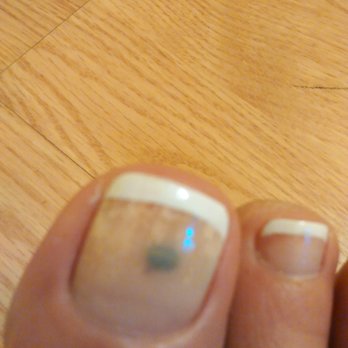 manipedi - Did not take previous nail polish off before applying french pedicure on August 13, 2016 - Nail Salons Near Me - Wellesley, Massachusetts