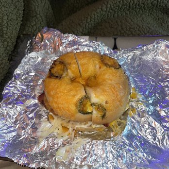Rosen’s Bagels - Jalapeño Cheddar Bagel - Bagels Near Me - Austin, Texas