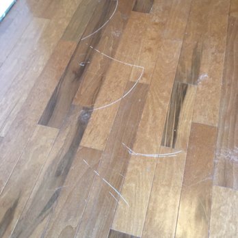 Bay Park Moving - Another example of Bay Park moving gouged up the floor - Movers Near Me - San Diego, California Bay Park Moving - Another example of Bay Park moving gouged up the floor - Movers Near Me - San Diego, California