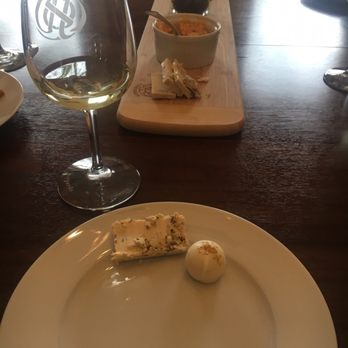 Harkness Edwards Vineyards - Cheese tray and our first wine sample - Wineries Near Me - Winchester, Kentucky Harkness Edwards Vineyards - Cheese tray and our first wine sample - Wineries Near Me - Winchester, Kentucky