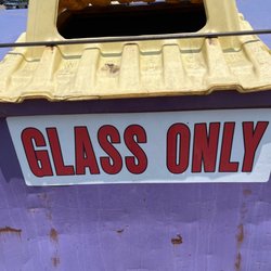 Lowe's Home Improvement - They still have containers to recycle glass‼