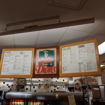Dion's Pizza - Menu behind the counter - Pizza Near Me - Las Cruces, New Mexico Dion's Pizza - Menu behind the counter - Pizza Near Me - Las Cruces, New Mexico