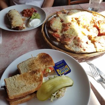 Sneaky Dee's - BLT Sandwich along with Nachos - Tex-Mex Near Me - Toronto, Ontario