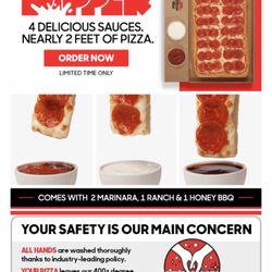 Pizza Hut - In case you're hungry