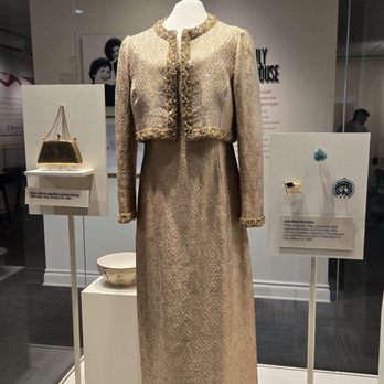 LBJ Presidential Library - One of Lady Bird Johnson's beautiful gowns and accessories - Libraries Near Me - Austin, Texas LBJ Presidential Library - One of Lady Bird Johnson's beautiful gowns and accessories - Libraries Near Me - Austin, Texas